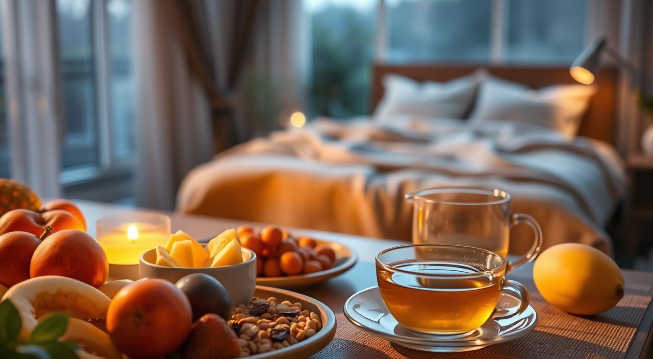 alimentação e sono