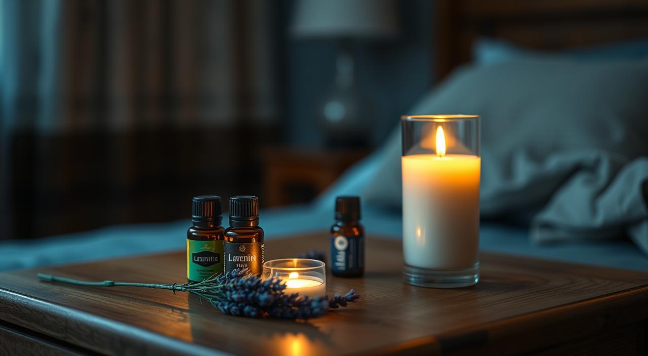 aromaterapia e óleos essenciais para relaxamento noturno