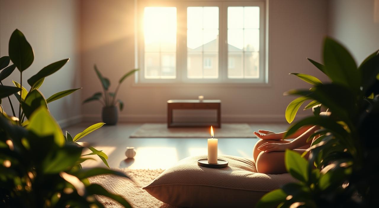 criando uma rotina de meditação