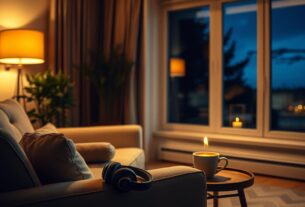 música relaxante à noite