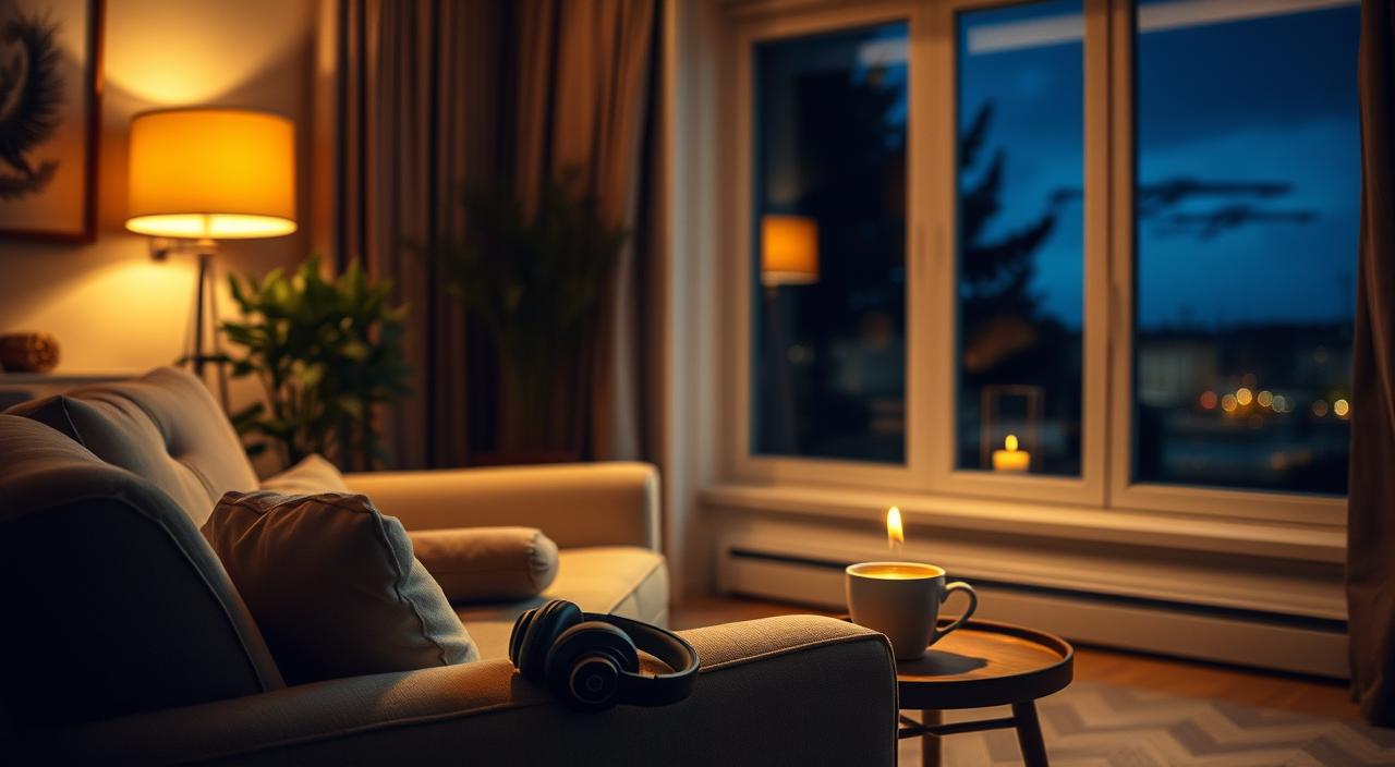 música relaxante à noite