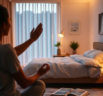 rotina diária para melhor descanso