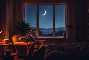 rotina simples para relaxar à noite